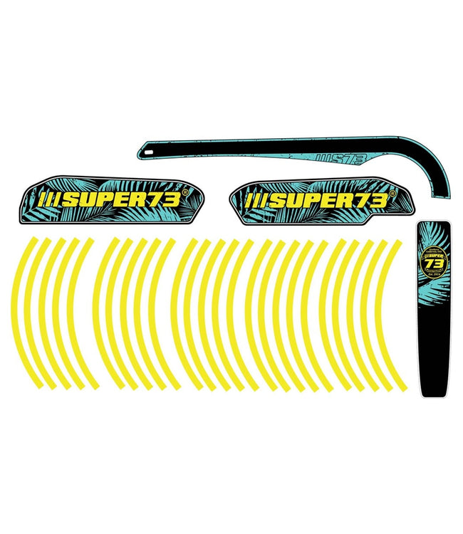 Super73 Batterij Stickerset